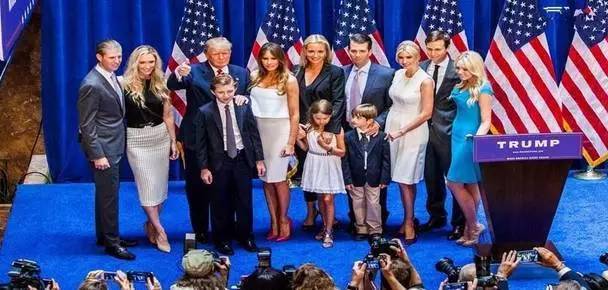 美国新总统特朗普:我用这些方法,培养了5个出色的儿女